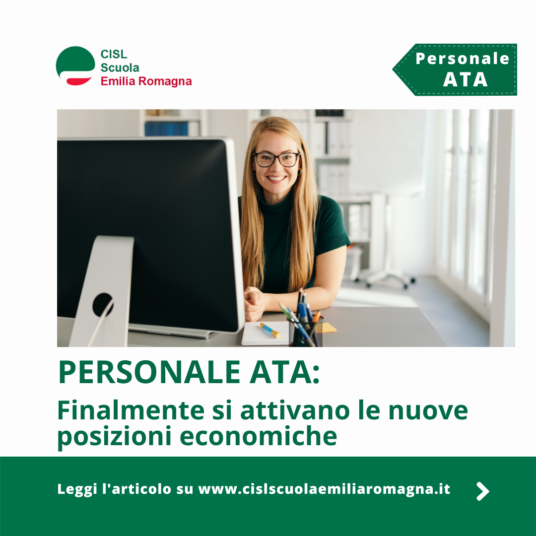 Personale ATA: nuove posizioni economiche
